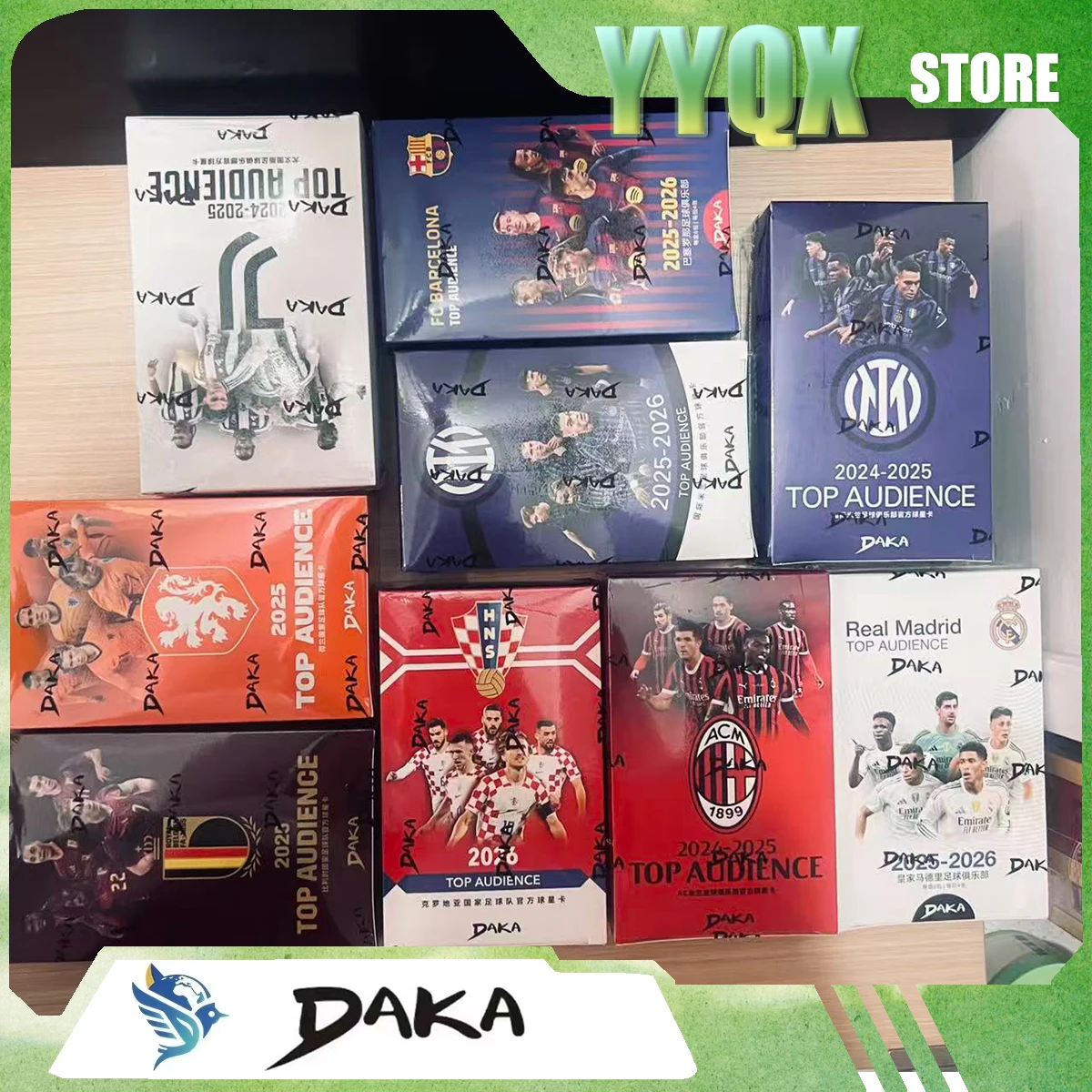 

DAKA 2026 NEW TOP AUDIENCE CHECKLIST Trading Card Football Club Collection Periphery Official Ornament Gift Rare Surprise Like