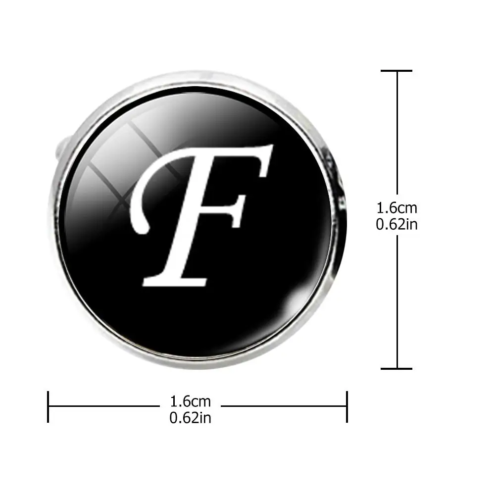 

Decorative Cuff-links Sleeve Collar Button Shirt Simple Design Glass Electroplated