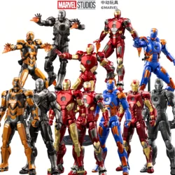 ZDToys The Avengers Iron Man MK10 Mk14 MK15 MK18 MK19 MK27 MK28 Movie Action Figure 7 Inches Adult Collectible Toys Gift