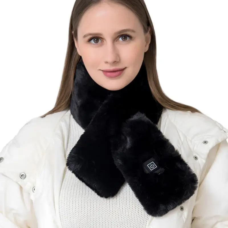 Neck Heat Scarf Intelligent Electric Heating Scarf Three Temp Neck Warmer Cordless Scarf Portable USB Heated Scarf Neck Scarf