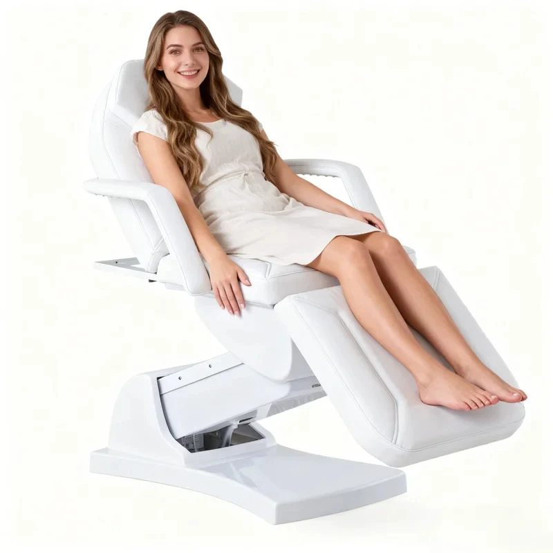 Massage Table & Bed,Beauty Salon Furniture,Adjustable Bed & Medical Treatment Table - Ergonomic Massage Chair Esthetician, Spa, 