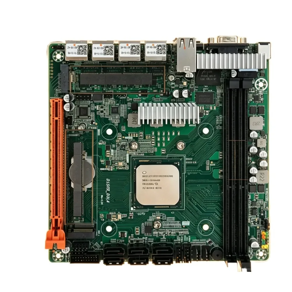 For ITX main board D1581 PCDN NAS mini main board 2.5G network port main board D1581 + 2.5G + 3 Gigabit