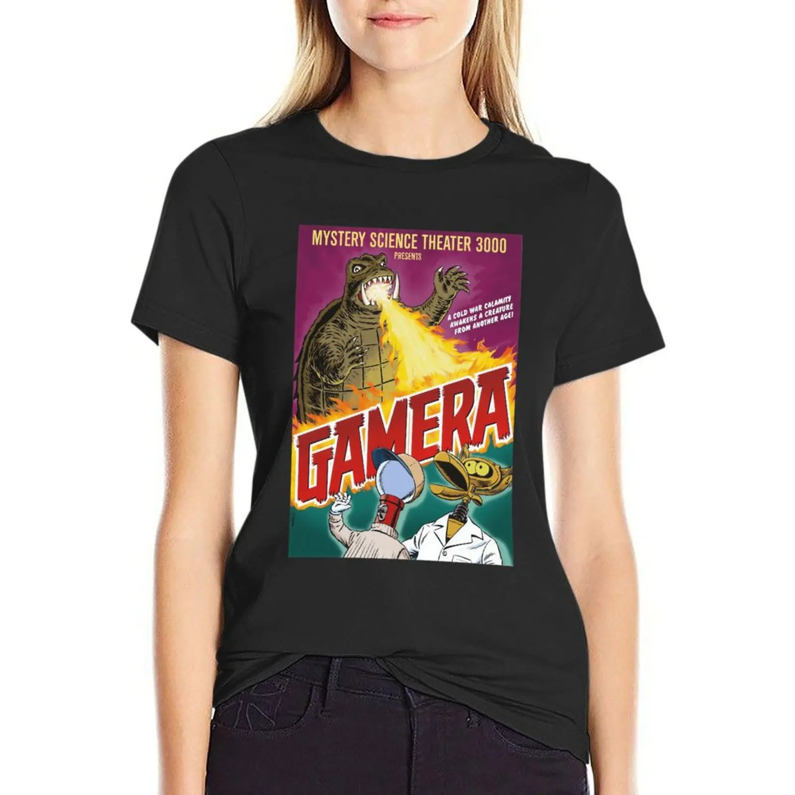 MST3K - Gamera \t T-Shirt shirts graphic tees quick drying customs Women clothes