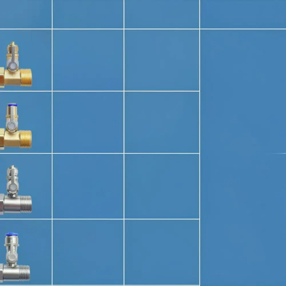 Water Purifier Tee Valve 4 Point Interface To 2/3 Point Tube Copper Diverter Tap Household Filtration System Connector