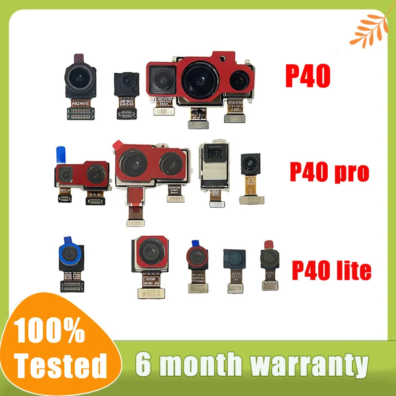 OEM Rear Front Camera For Huawei P40 Lite E Pro Facing Backside Frontal Back Small Selfie Camera Module Flex Spare Parts