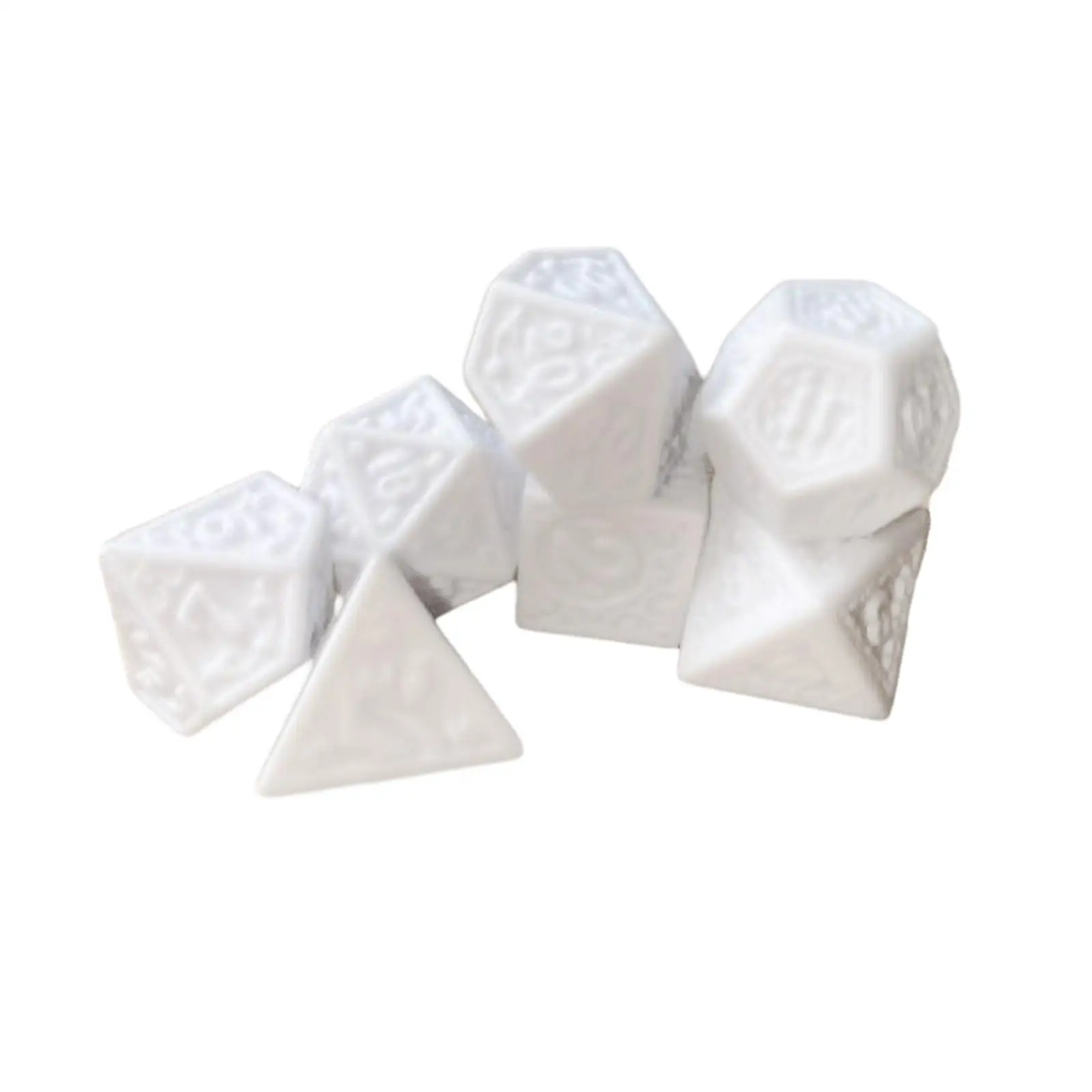 7Pcs Game Dices Set, Multi Sided Game, Dices Party Game Dices Party Supplies, Dice Set, Polyhedral Dices for Role Playing