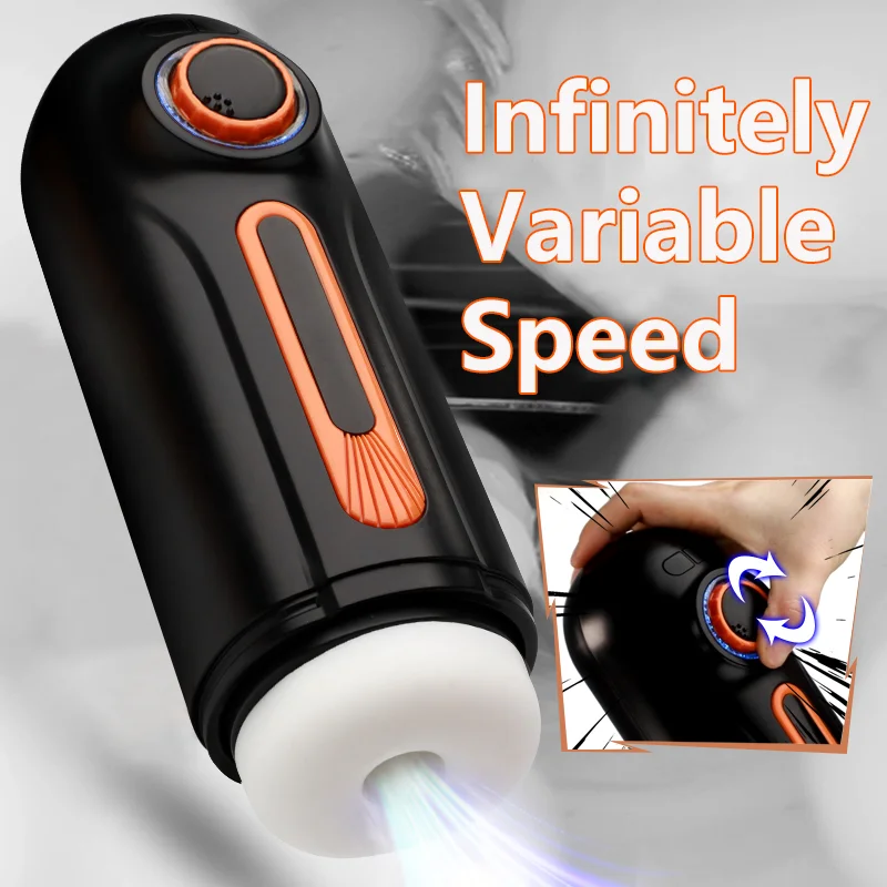 

2022 New Male Masturbator Cup With Automatic Sucking Vibration Infinitely Variable Telescopic Adult Masturbator Sex ToyS for Men