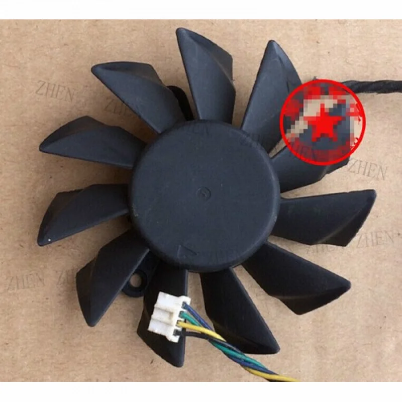 1 piece PLA08015B12HH Dual Ball 4-Wire Temperature Control for GTX550 Graphics Fan