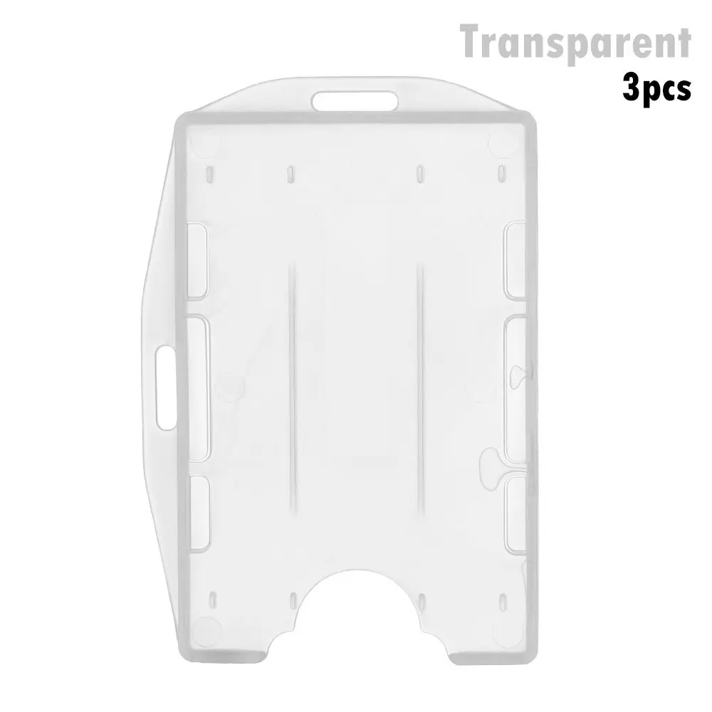 Hard Plastic Unisex Badge ID Business Case Office School Protector Cover Work Card Holders Name Card Card Sleeve ID Card Pouch