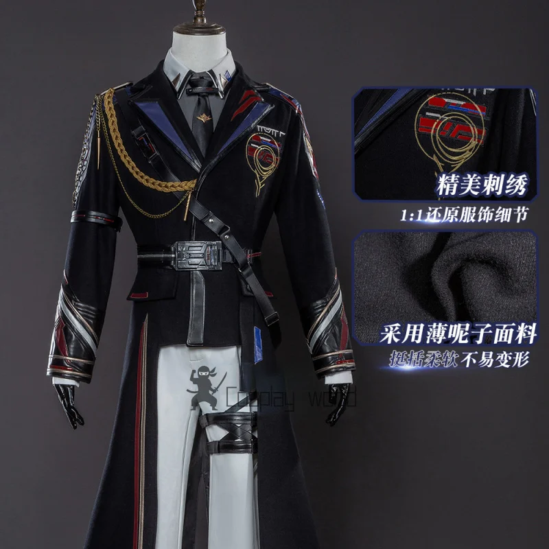 

Game Love and deepspace Caleb Naval officer Cosplay Costume Carnival Uniform Anime Halloween Party Masquerade Role Play Clothes