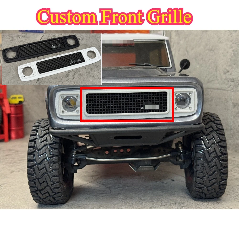 Upgrade RC Crawler Nylon Vintage Front Grille For 1/10 VP Origin VS4 OG Series Body Shell custom size Replacement Accessories