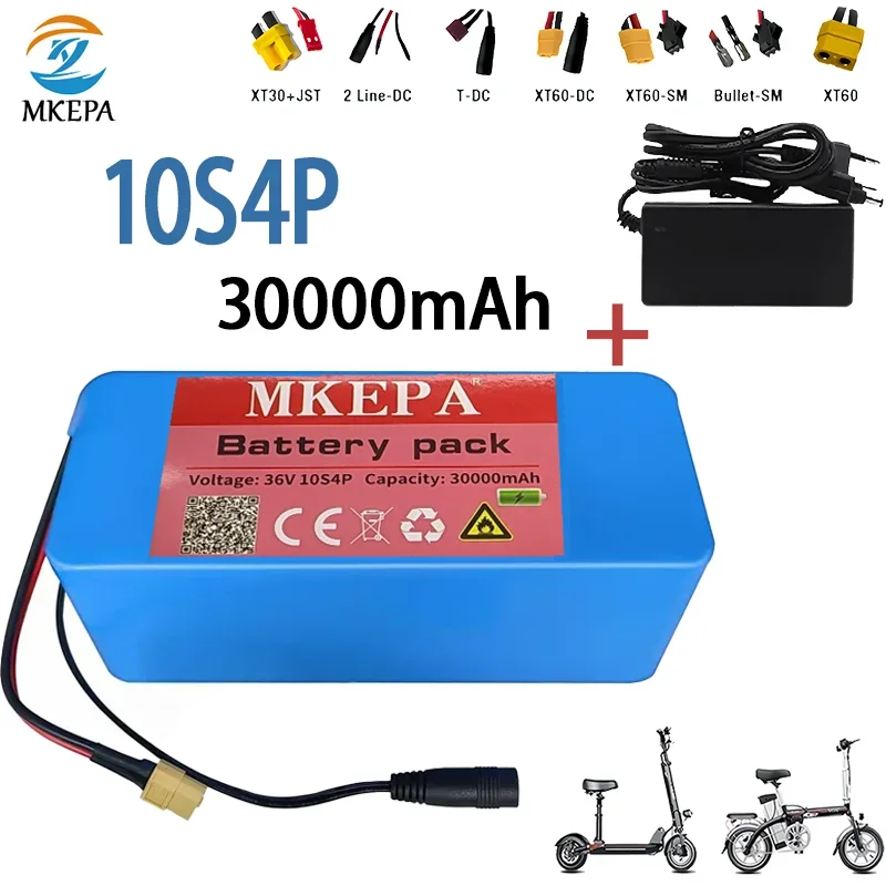 10S4P 36V 30000mAh Electric Scooter Lithium Battery 18650 battery pack 36V 30Ah Electric Scooter Electric Scooter Battery 36v