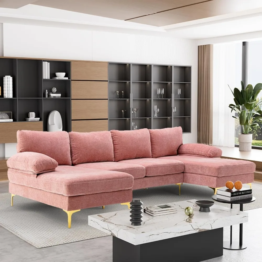 4 Seat Sofa Set for Living Room, 110.6