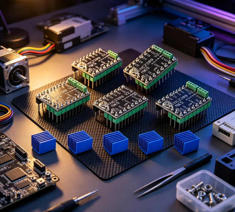 MKS TMC2209 Stepper Motor Driver 2.5A Ultra Silent StepStick Compatible with SKR V2.0 Gen L Robin Nano for 3D Printer