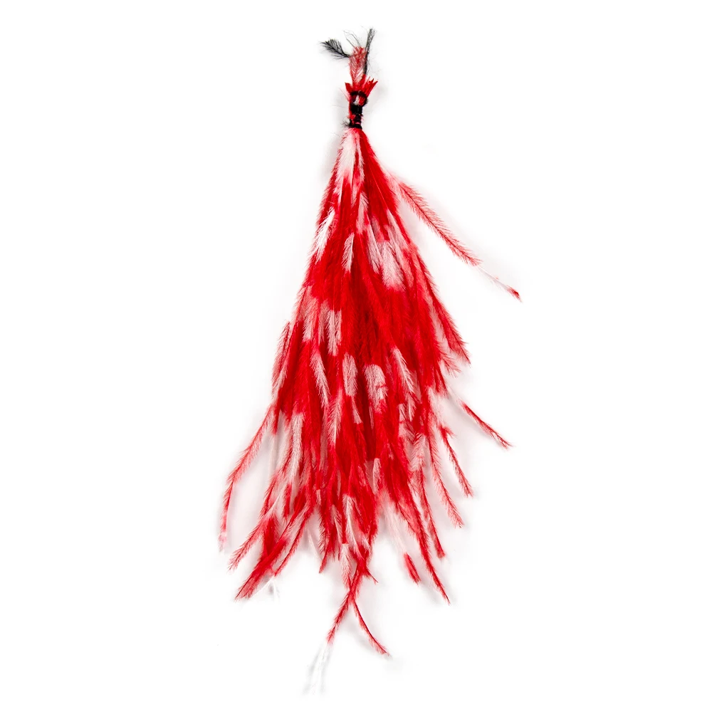 10-15CM Tie-dye Ostrich Feather Silk Clothing Accessories Hat Decoration DIY Materials 1 Bundle 100 Strands Handmade