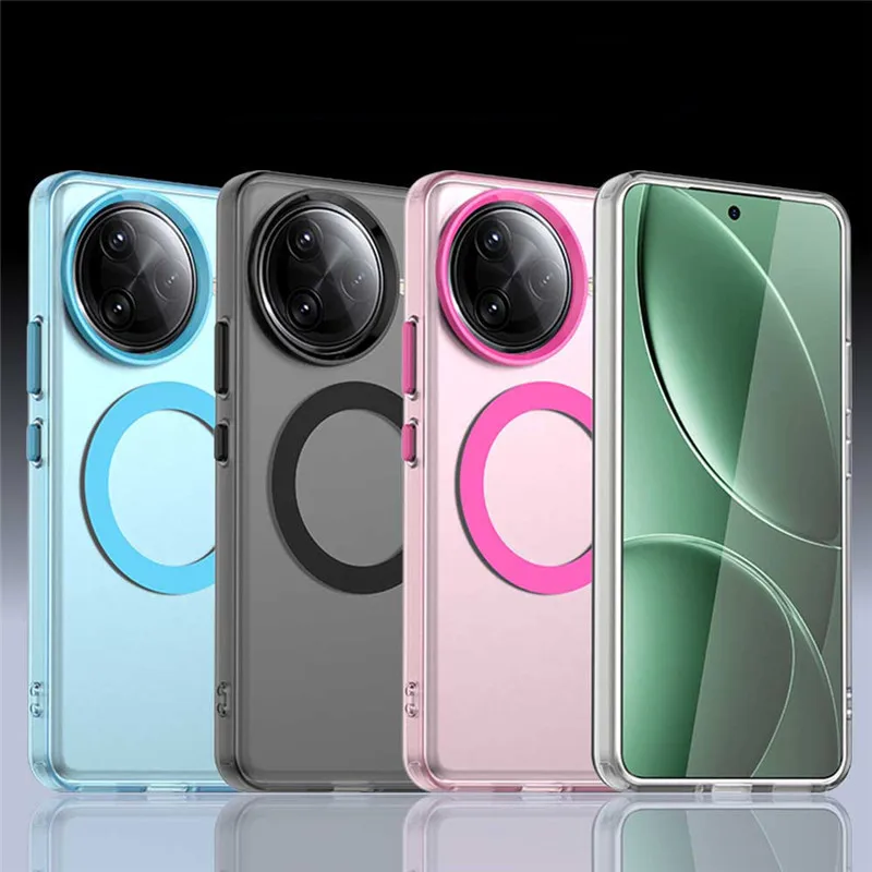 Funda Translúcida Redmi K80 Pro – Magnética Antichoque Caramelo