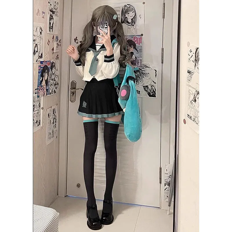 Hatsune Miku Anime Character Periphery Two-Dimensional Knee Socks Pantyhose Creative Personality Cosplay Holiday Party Stockings