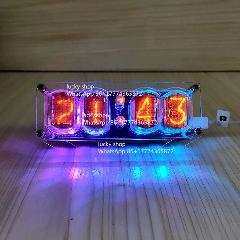 IN12 Glow Clock with WIFI Network Timing ESP8266