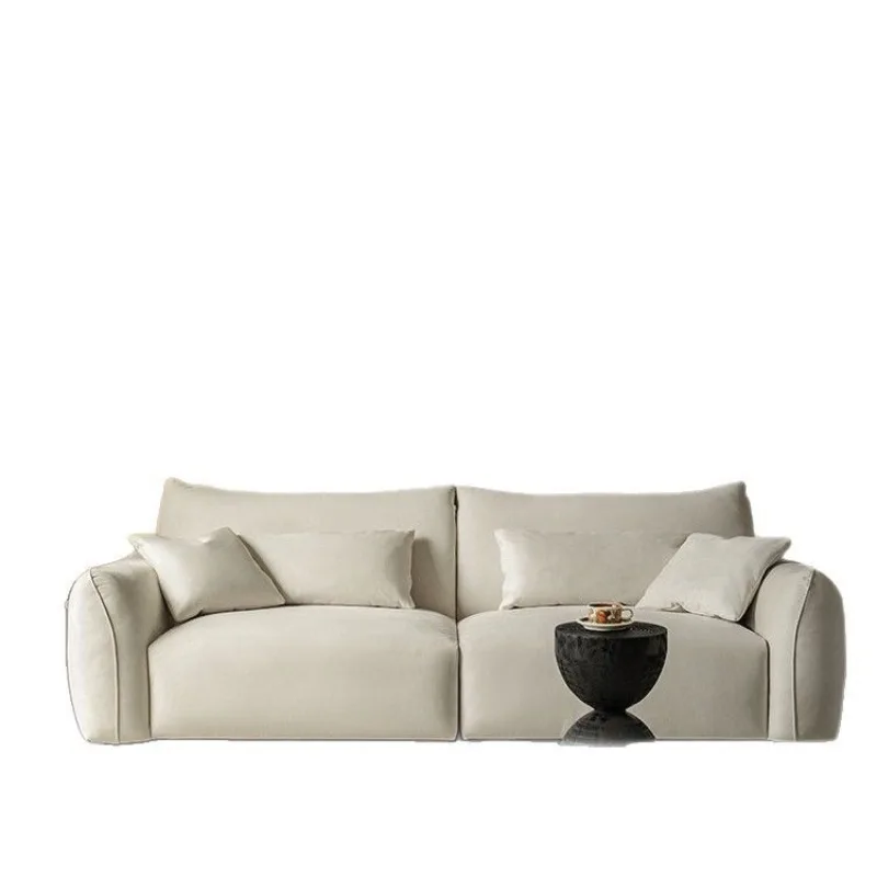

Wabi Sand Wind Technology Fabric Sofa Nordic Simple Small Apartment Living Room Modern Light Luxury Designer