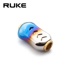 Ruke New 1pc Fishing Reel Handle Knob Alloy Aluminum Suit D/S Length 35mm 8.8 g Include 2pcs Bearings 4pcs Washers DIY Accessory