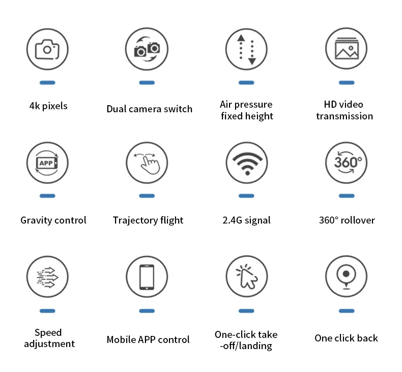 E99pro طائرة بدون طيار قابلة للطي عالية الوضوح كاميرا مزدوجة التصوير الجوي ارتفاع ثابت كوادكوبتر E88PRO طائرات التحكم عن بعد K3
