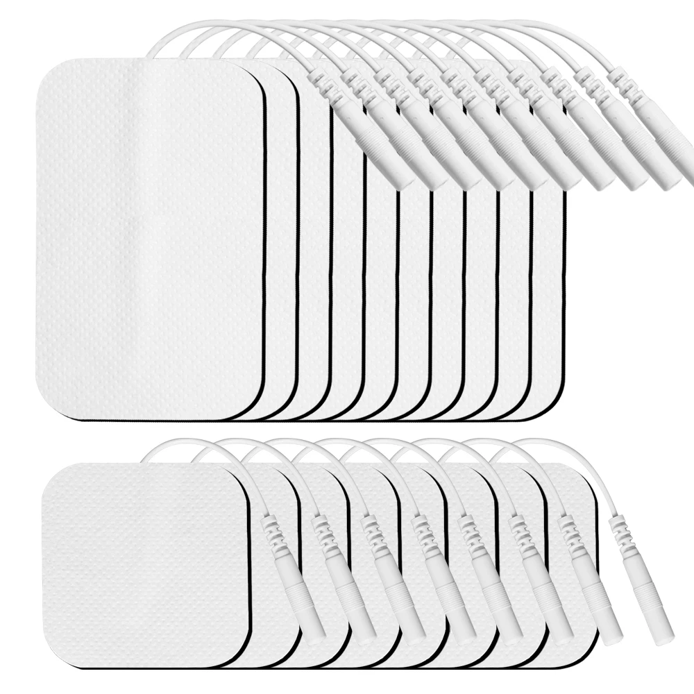 10/20/50PCS Electrode Pads Gel For Tens Acupuncture Physiotherapy Massager Patches Slimming Pulse EMS Muscle Stimulator Sticker