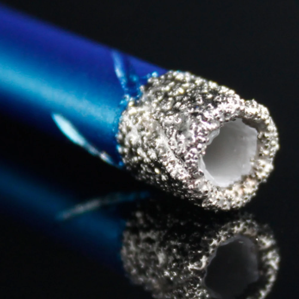 Imagem -03 - Binoax Durável Diamante Revestido Núcleo Broca de Perfuração Seca para Mármore Vidro Granito Quartzo Porcelana Cerâmica 10 12 14 16 mm