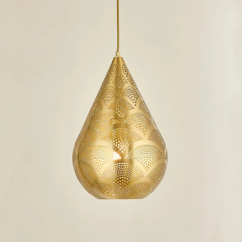 New Arrival Metal Oriental Style Single Pendant Light Moroccan Chandeliers Lamp Decorative Hanging Moroccan Pendants Lamps