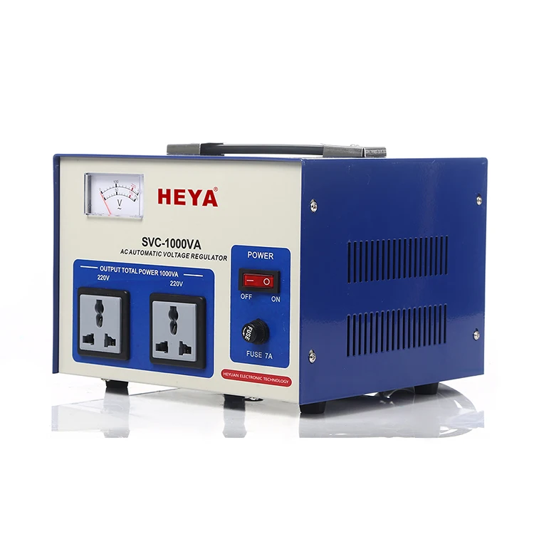HEYA High Quality Single-phase Servo SVC-1000va 220v AC Type Automatic Voltage Regulator Stabilizer