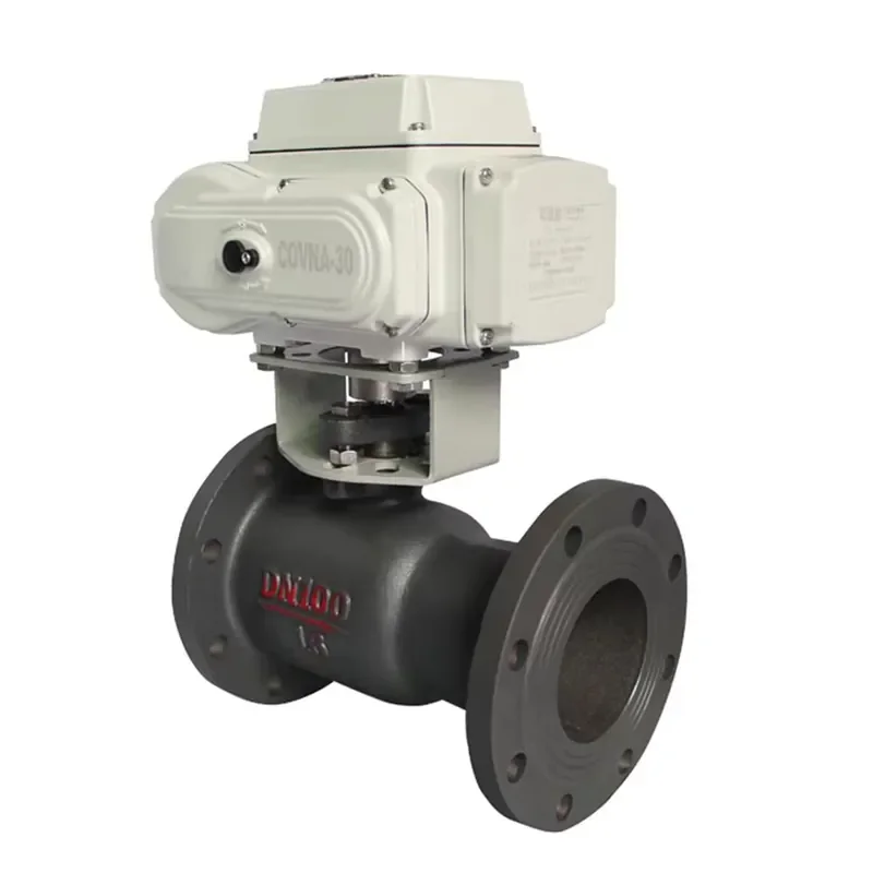 

COVNA DN50 2 Inch 2 Way 1PC 110VAC Double Flange Type Electric Actuator Ball Valve Carbon Steel Motorized Electric Ball Valve