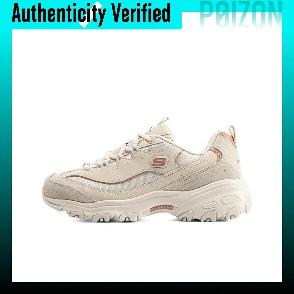 Skechers D'Lites 1.0 Low top Chunky Sneakers Women's Natural 896145-NAT