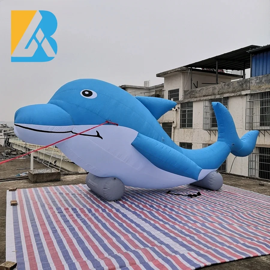 

Надувной дельфин на заказ для морской тематической вечеринки, игрушка для дня рождения
