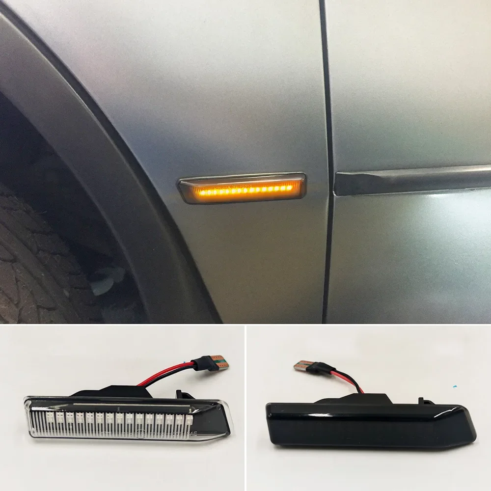 

For BMW E53 X5 E36 side lights, flowing turn signals, leaf lights, wing lights