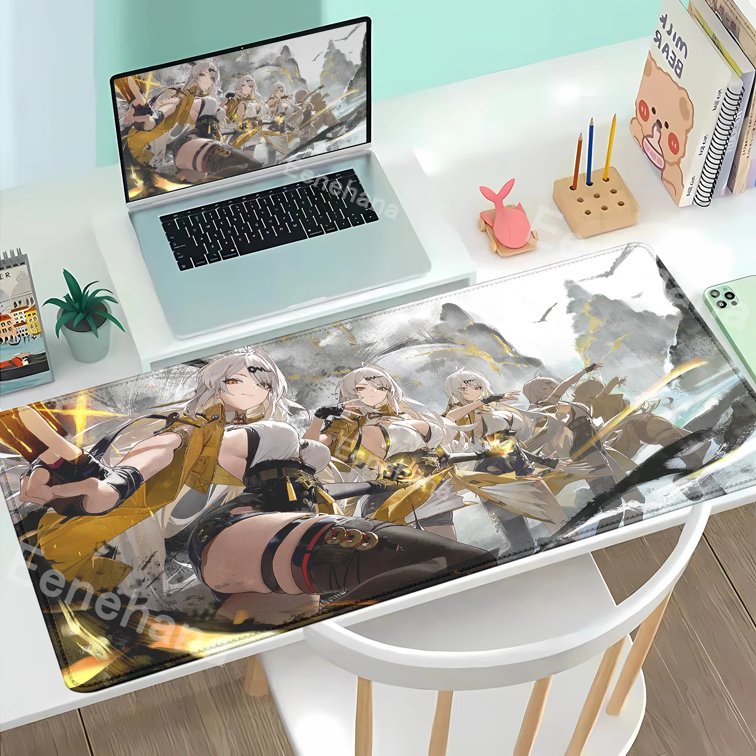 

Yixuan Zenless zone zero ZZZ anime Sexy girl Mousepad Game Keyboard Mouse pad Gaming Lock edge office Accessorie teclado DeskMat