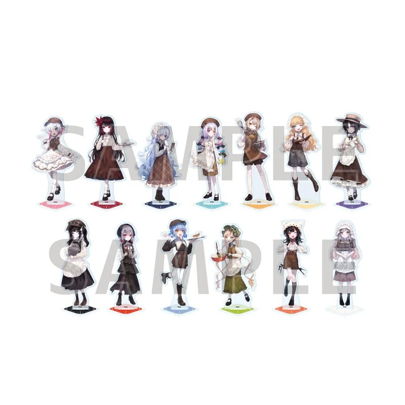 Magical Girl Witch Trials Anime Ema Sakuraba Hiro Nikaido Anan Natsume Noa Jōgasaki Acrylic Figure Stand Keychain