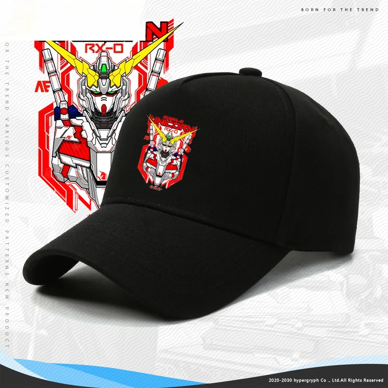 機動戦士ガンダムユニコーンティーンアニメ男性と女性のファッション多用途日焼け止め夏シェードキャップ野球帽ギフト