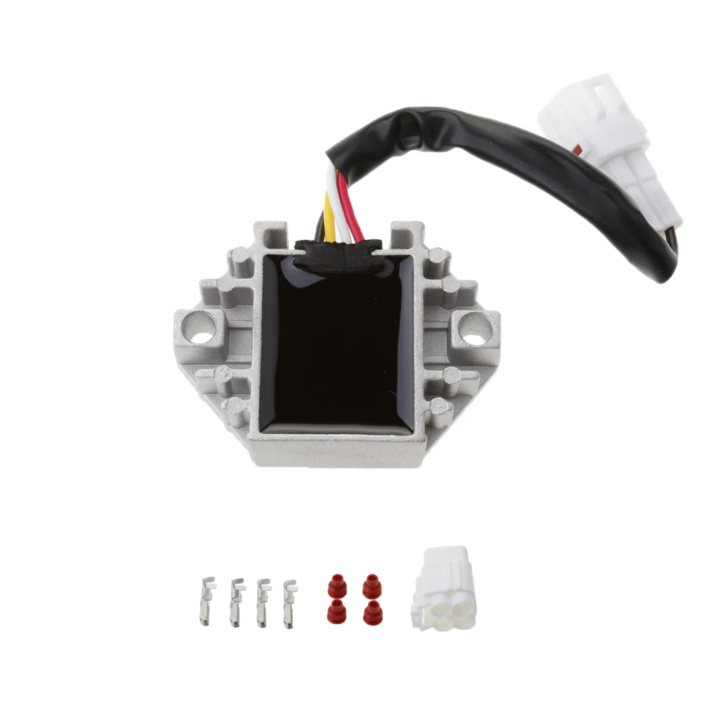 

Rectifier Motorcycle Voltage Regulator Metal Plug and Play for Yamaha YFZ 450 2004 2009 Charging System Replacement Part