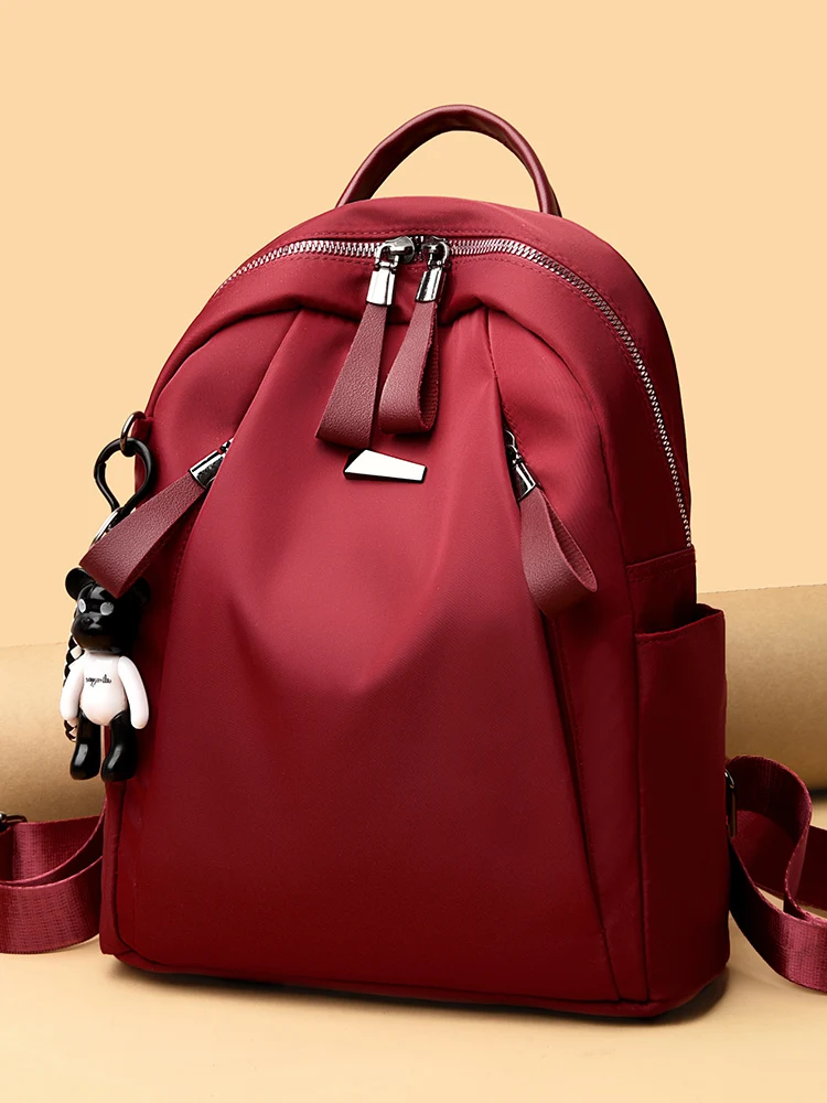 

For Women 2024 New Korean Edition Versatile Oxford Cloth Backpack Fashion Casual Large Capacity Travel Book Bag