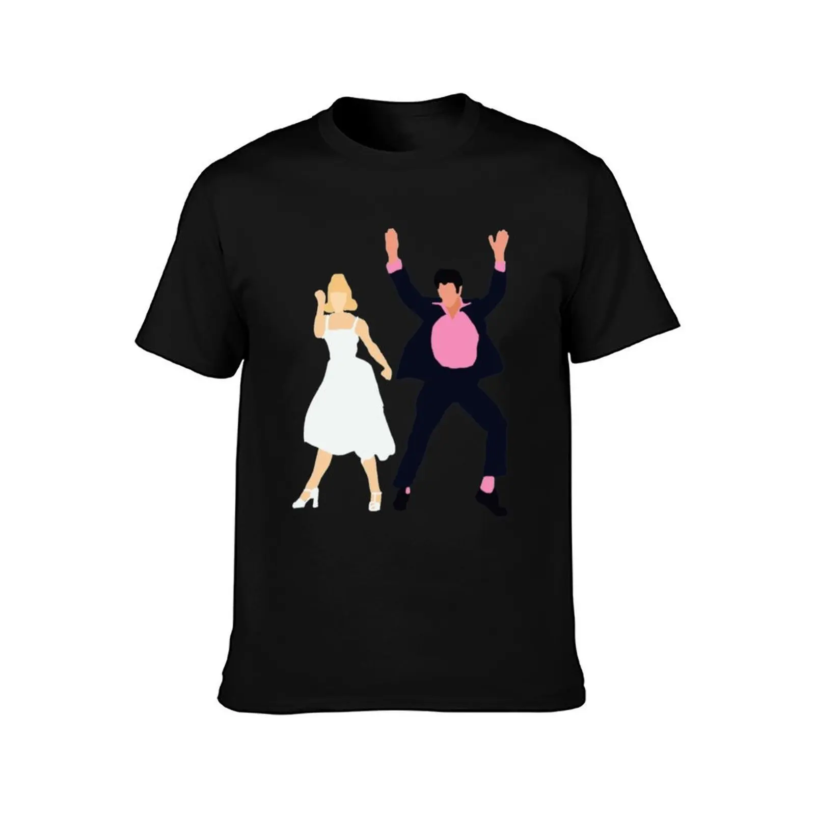Grease inspired Danny and Sandy School Dance T-Shirt Summer Sports Quick Dry T-Shirt