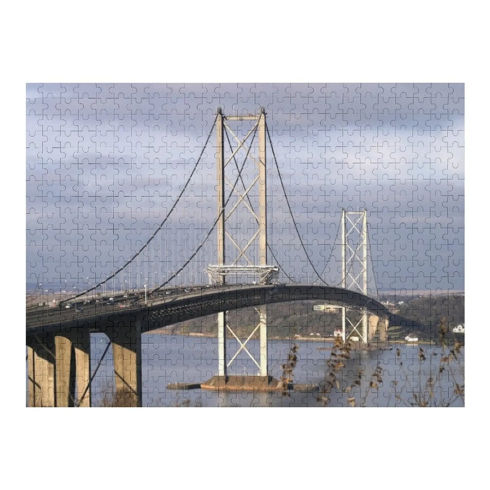 

Пазл Forth Road Bridge, настраиваемый подарок ребенку, персонализированный для детей, лес для взрослых, головоломка