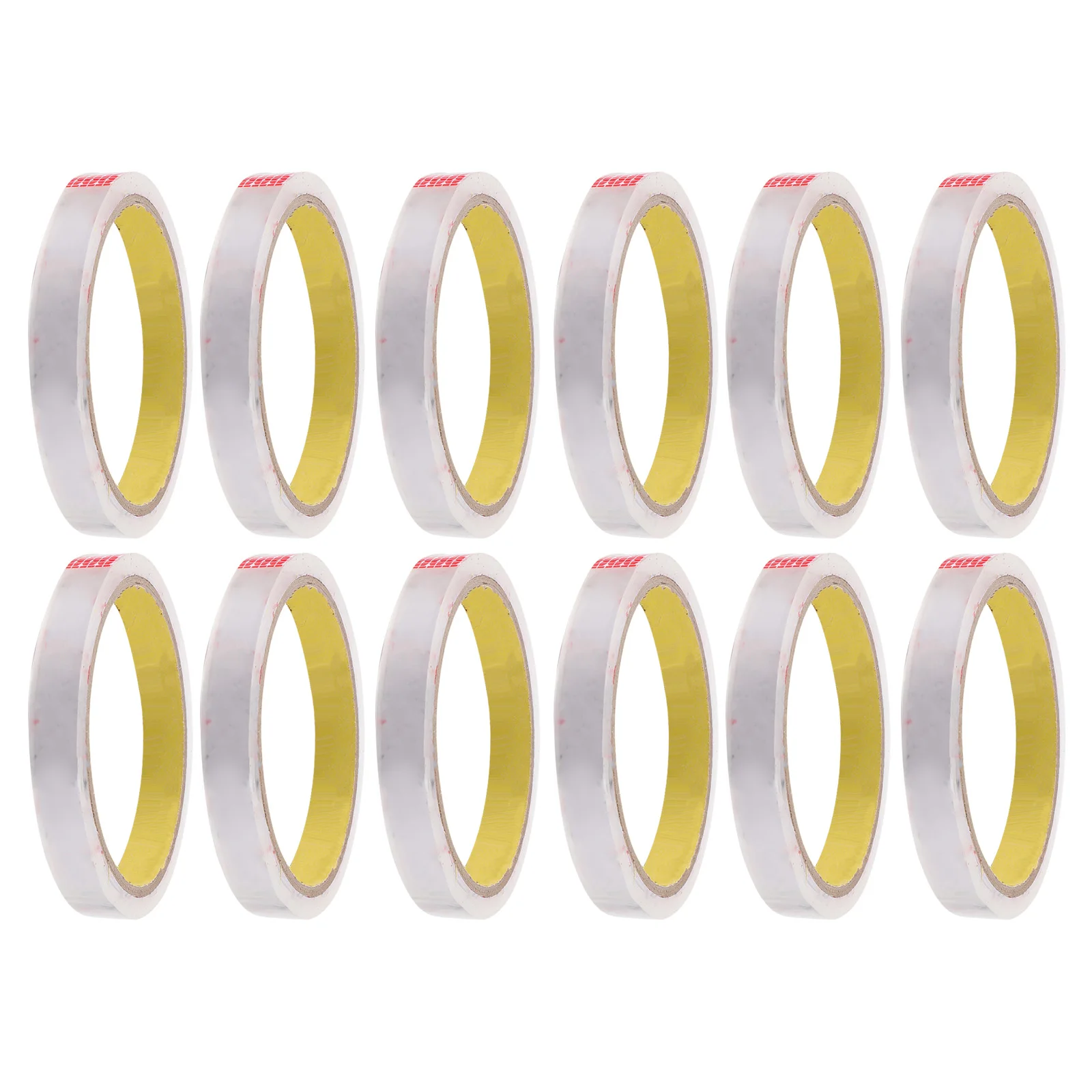 

12pcs Sealing 1 2cm Packing Tying Bag Packaging Packaging Bag Tapes For Tying Fruit Vegetable Strong Adhesion Colored Bopp