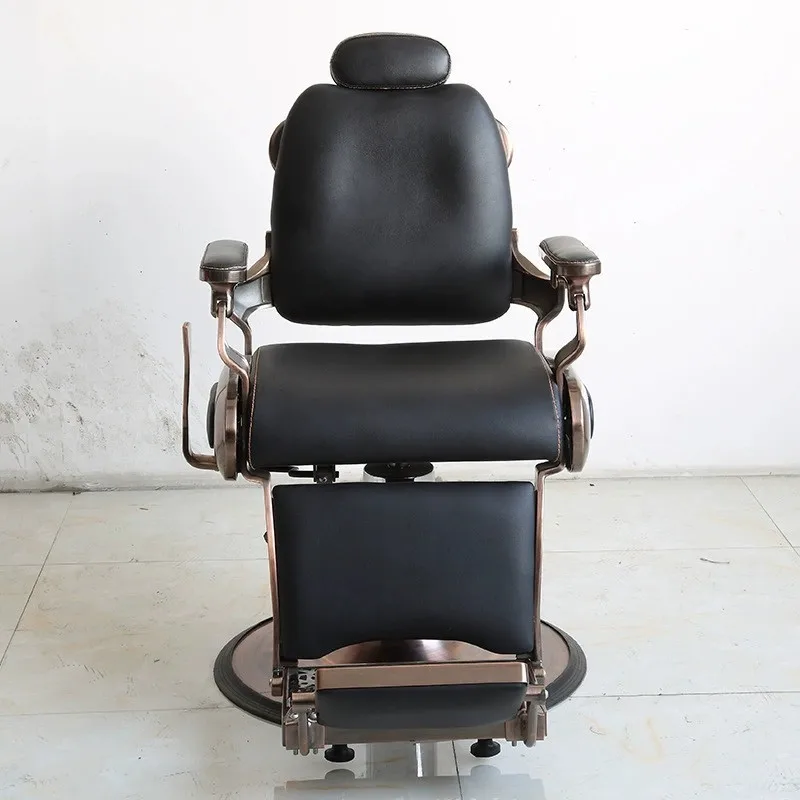 Barber shop hair care retro haircut oil head large chair hairdressing shop large chair can be lifted and reclined hair salon cha
