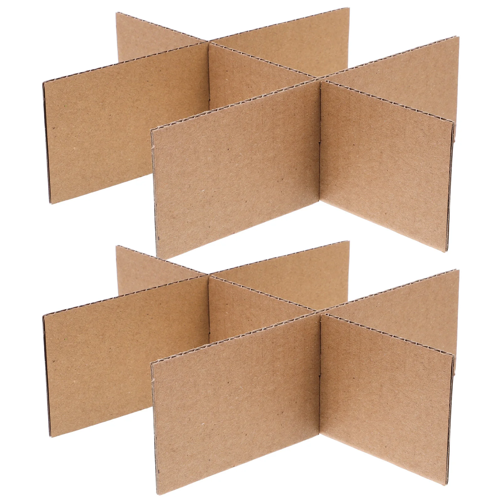 

2 Sets Fruit Carton Boxes Divider for Moving Dividers Packing Dedicated Glass Paper