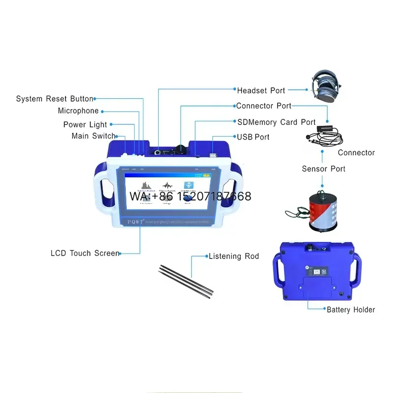Wmwmnu for PQWT CL400 Underground Water Leak Detector for Outdoor Use