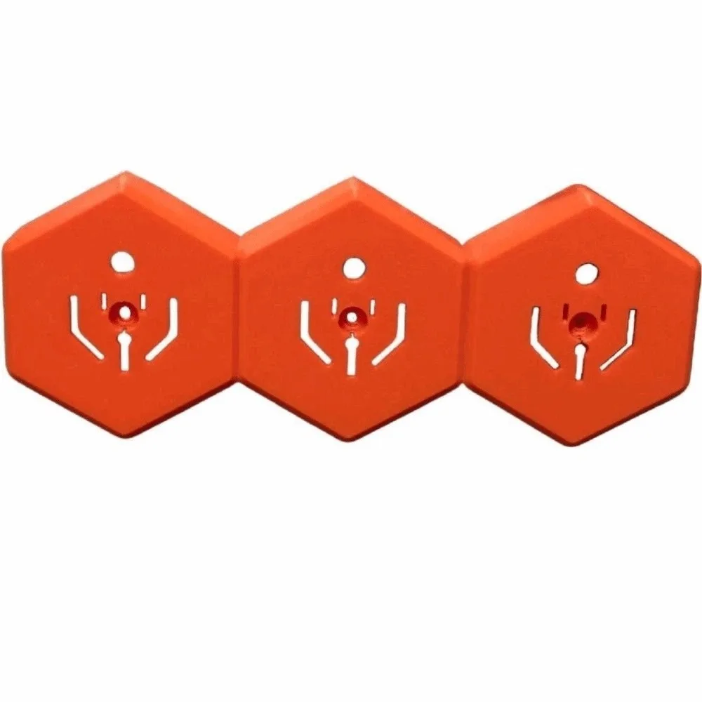 Heavy Duty RV Shore Power Socket Mount Bracket Three-Unit Hexagonal Integrated Structure Thickened Shell Plug Holder