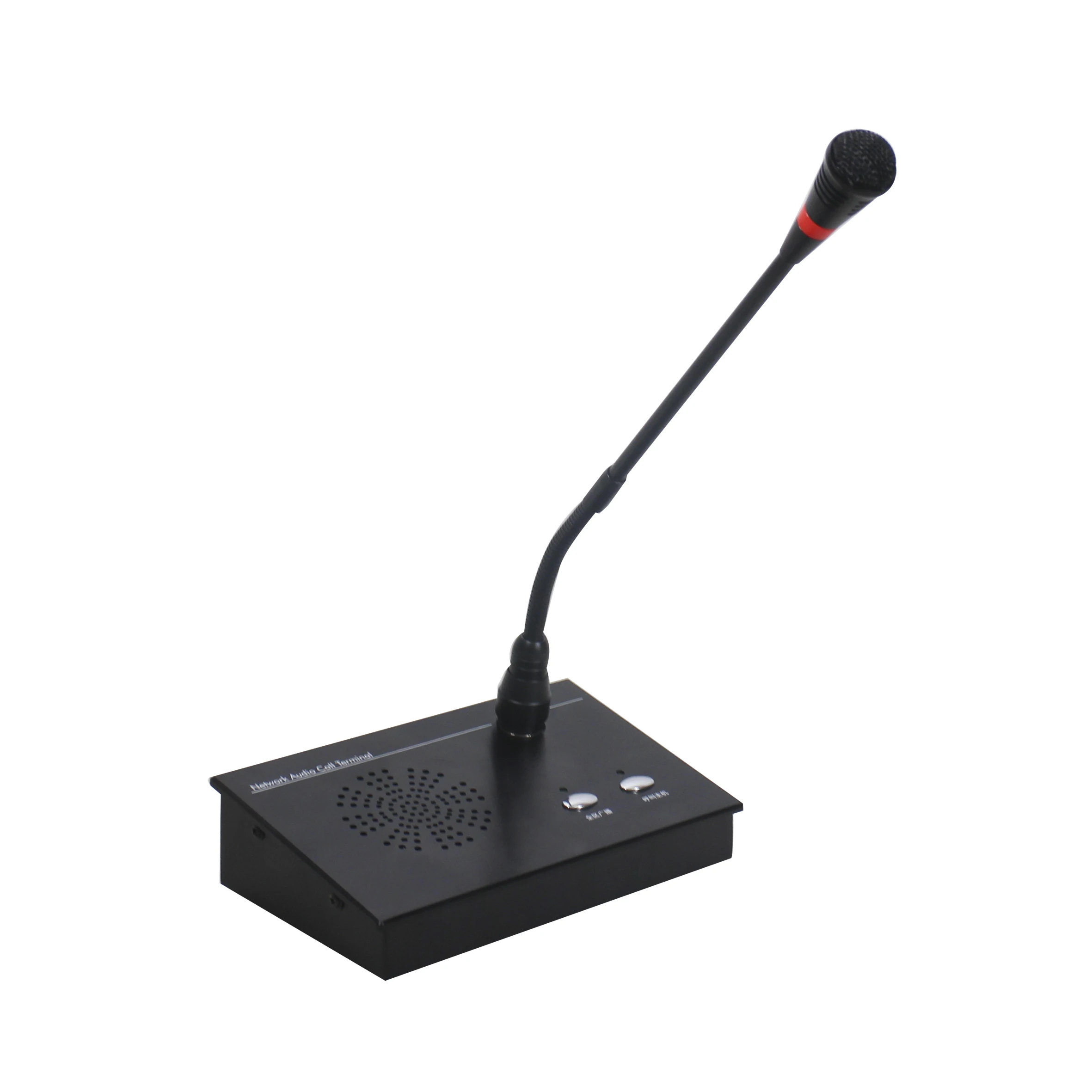 

PA Public Address Desktop Gooseneck SIP Network Paging Microphone with Intercom Support Offline Talkback (Without Server)