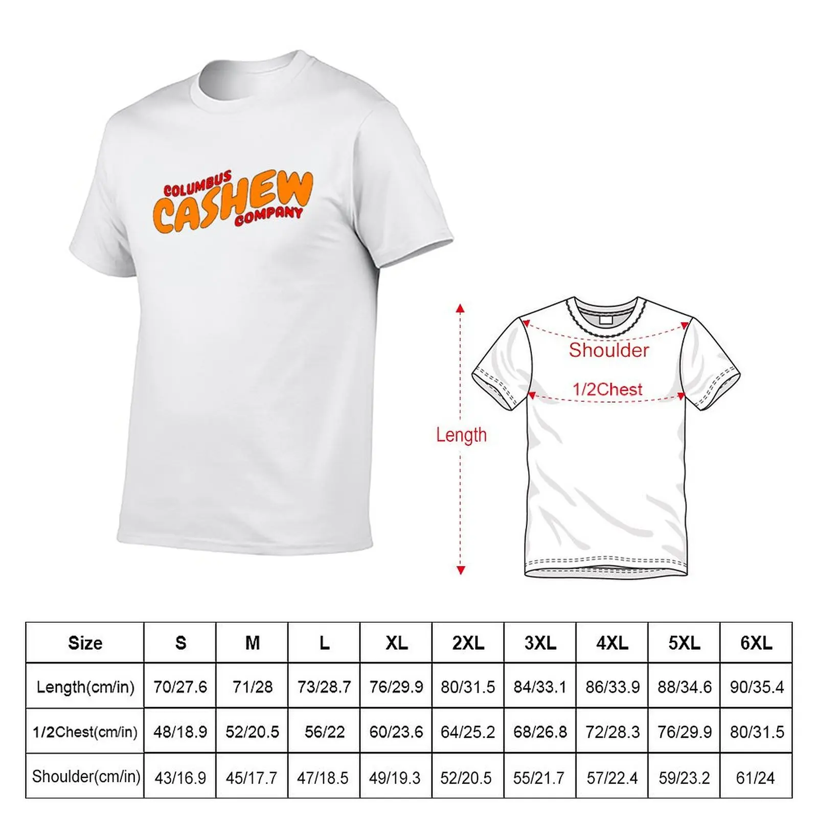 Columbus Cashew Company T-Shirt Lightweight Sport Basic T-Shirt