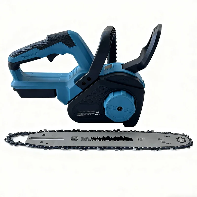 Fit Makita-Compatible Brushless Lithium Battery Electric Chain Saw Cordless Wireless Chainsaw Wood Cutter Machine for Home Use