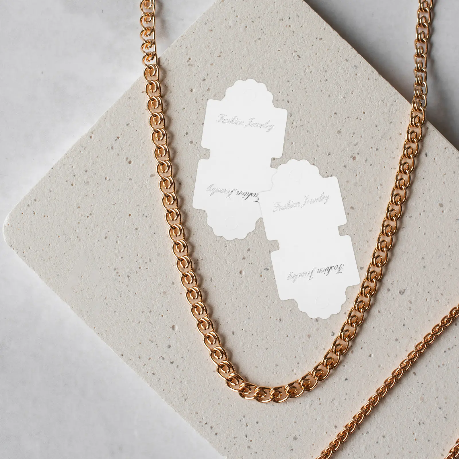 

200 шт. складных карточек для ювелирных изделий, прочные держатели для демонстрации ожерелий, браслетов, брелоков, с пустым местом для брендирования, идеально подходят для ювелирных изделий