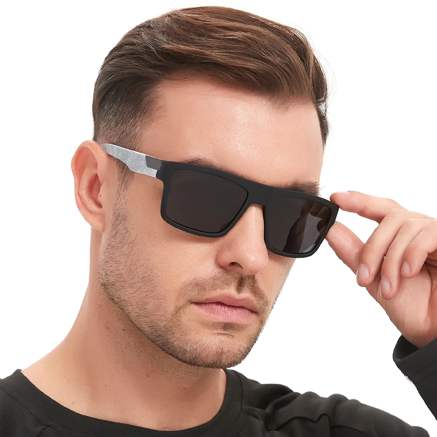 4PCS Fashion Classic Square UV400 Sunglasses Men Women Driving Fishing Colorful Trendy Lightweight Outdoor Goggles